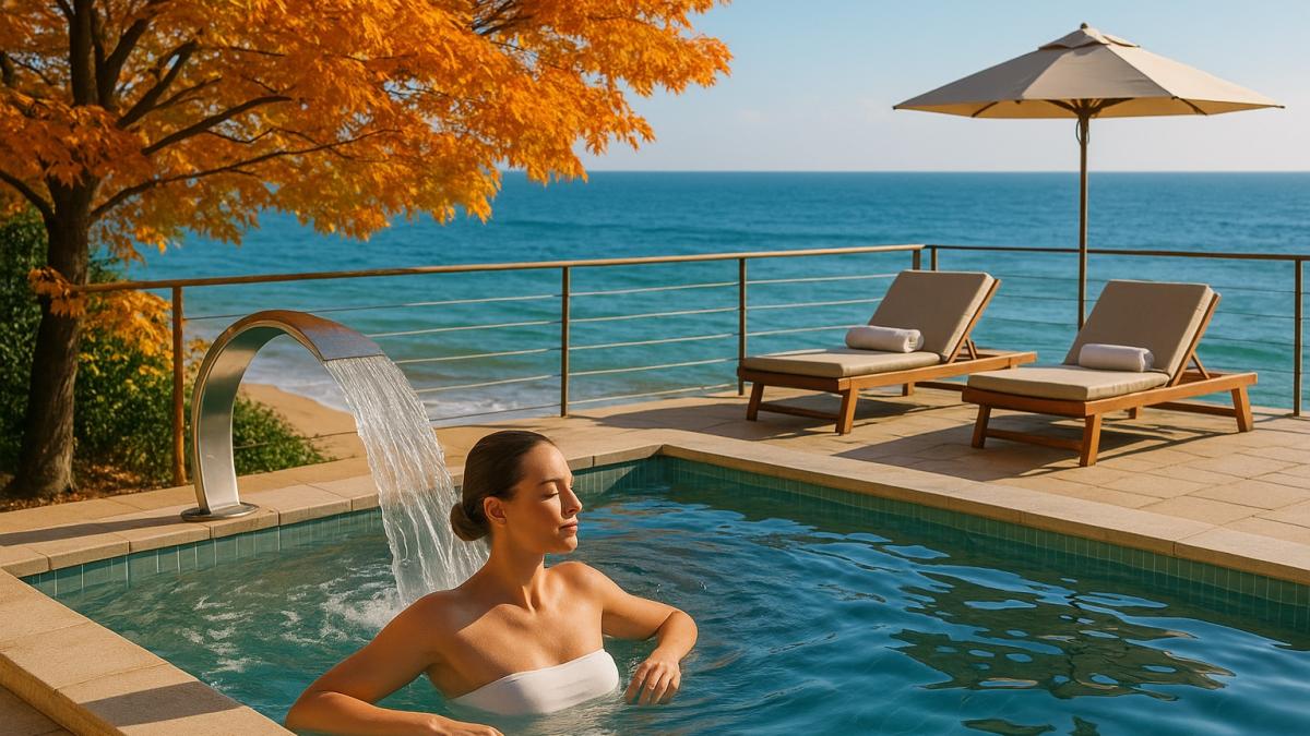 Осенний морской спа-курорт