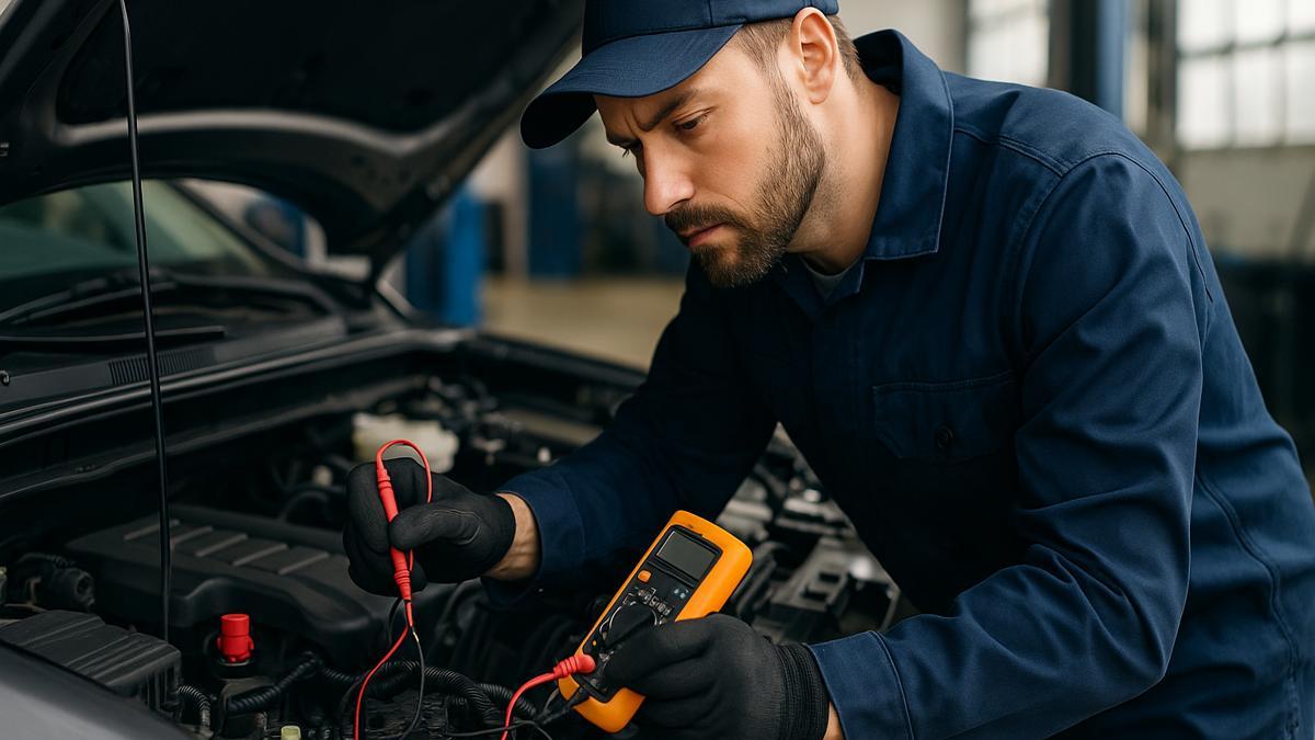 Автоэлектрик за работой