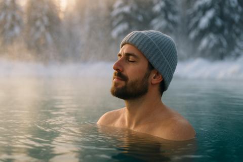 Зимнее чудо под паром: где в России можно купаться в кипятке среди сугробов