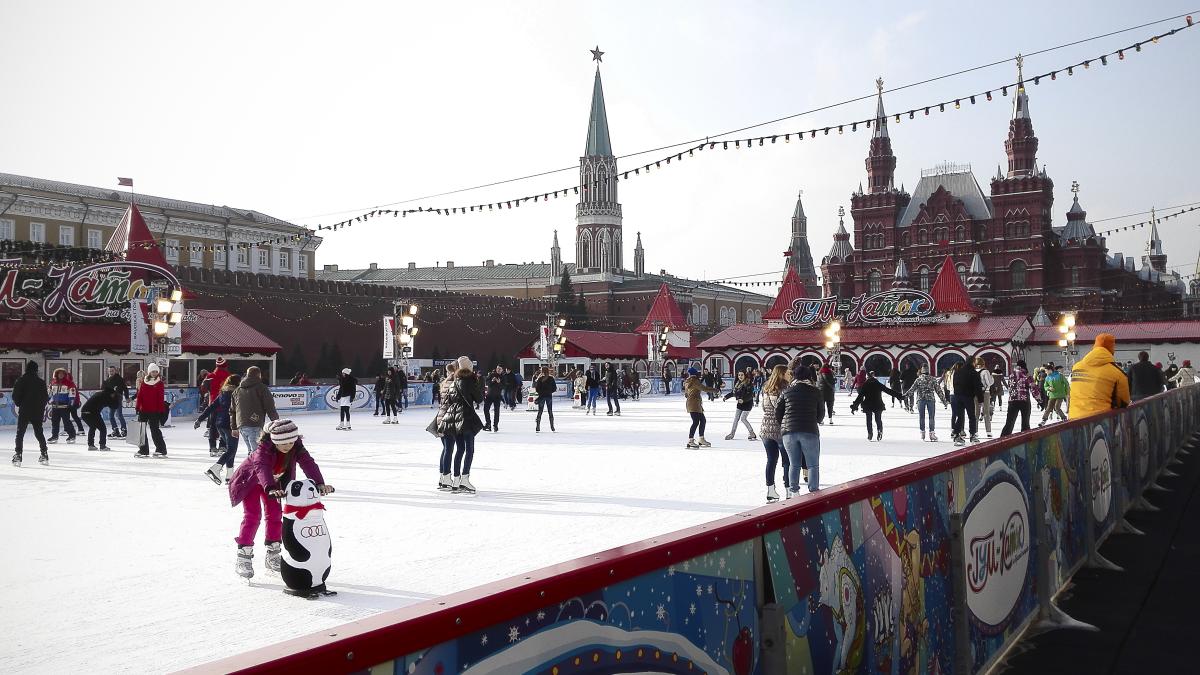 Красная площадь, каток