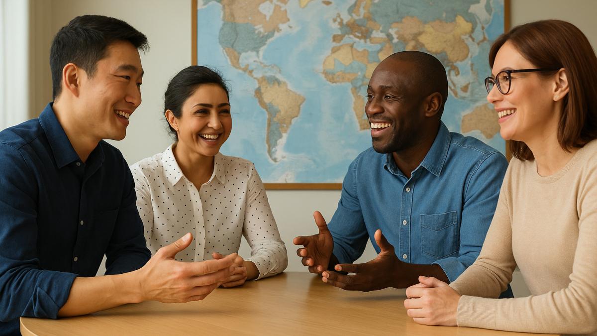 Люди разных культур в разговоре