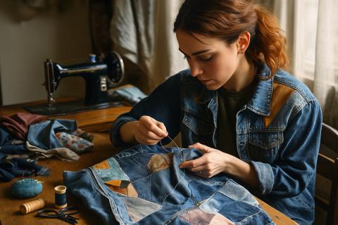 Ручное шитьё и апсайклинг одежды