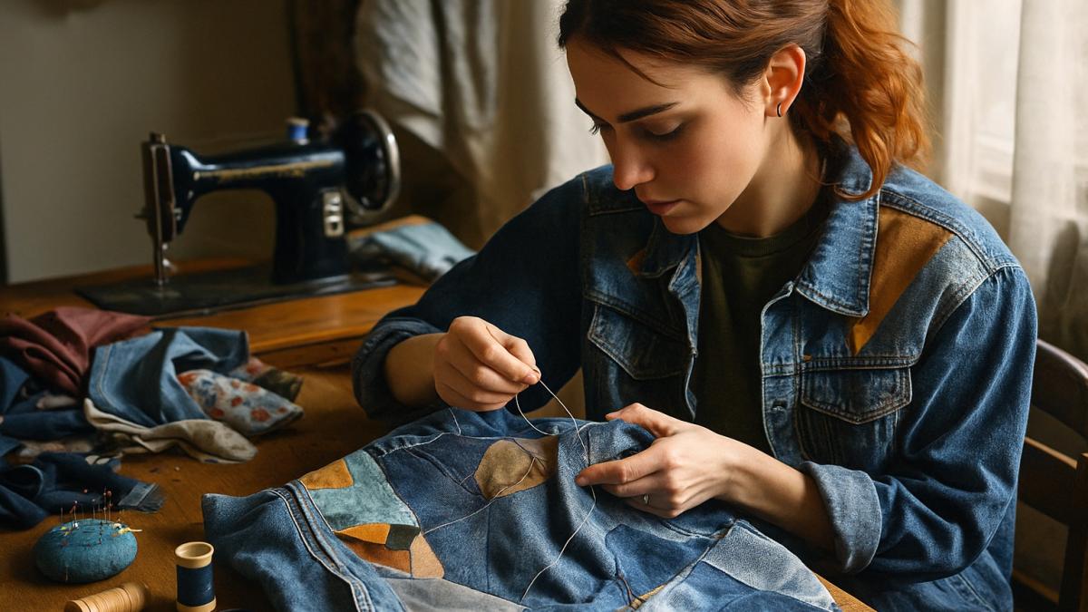 Ручное шитьё и апсайклинг одежды Ручное шитьё и апсайклинг одежды