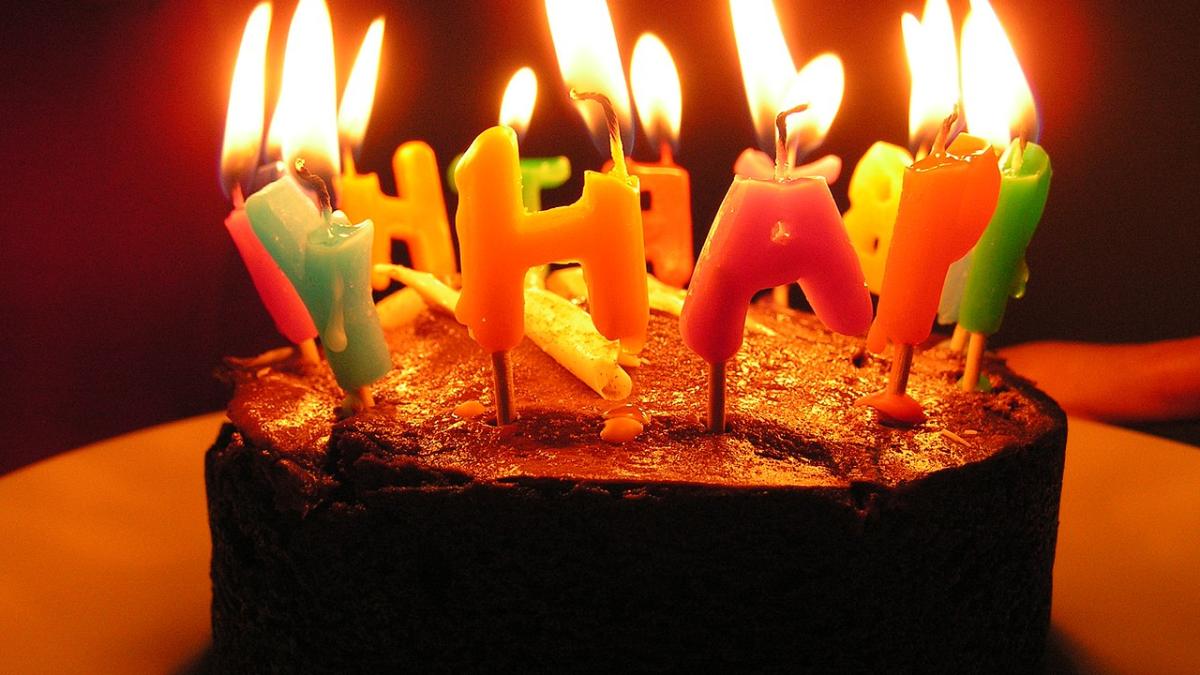 Торт на день рождения