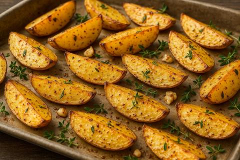 Диетолог: запечённый картофель с чесноком и тимьяном сохраняет пользу