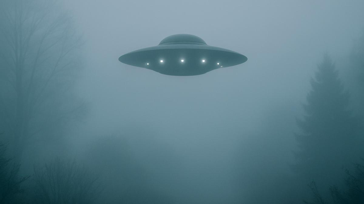 НЛО в тумане