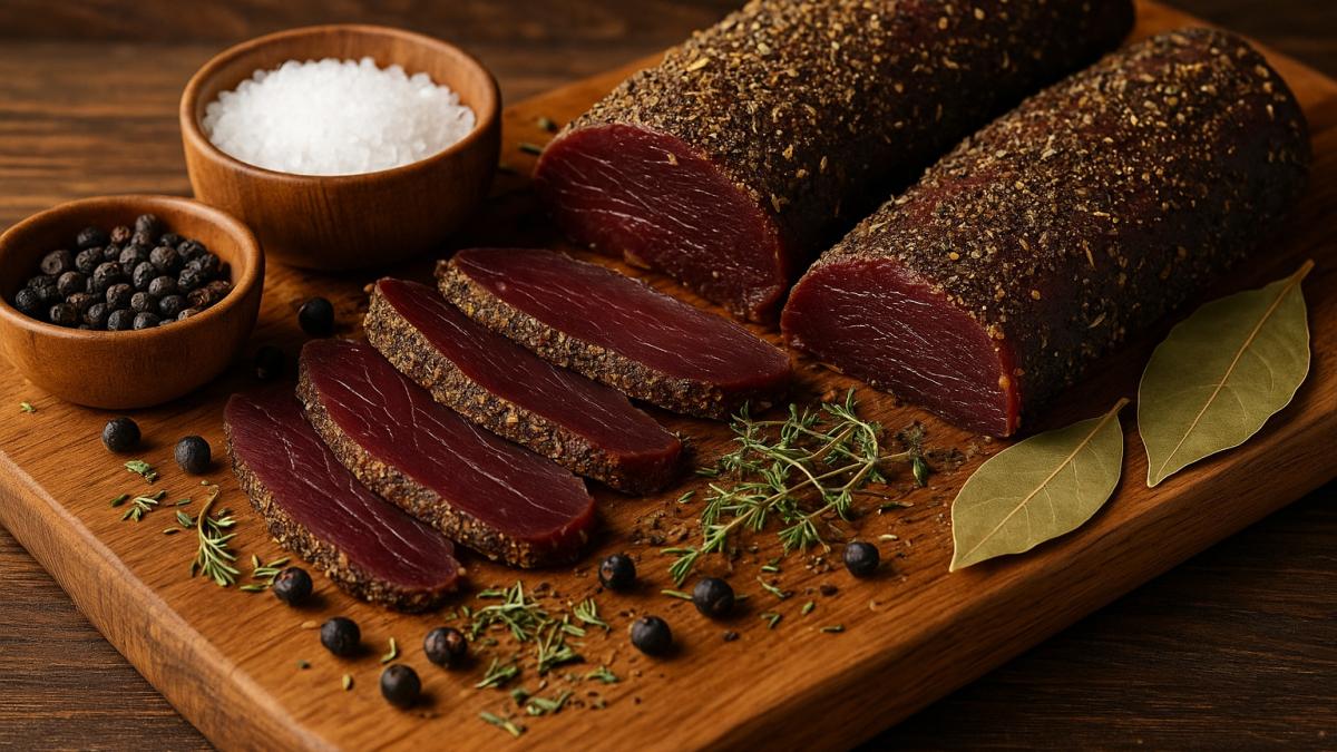 Вяленое мясо оленя с северными специями Вяленое мясо оленя с северными специями