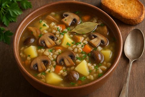Историк русской кухни: грибная похлёбка с ячкой была традиционным осенним блюдом деревень