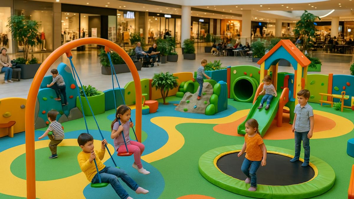 Детская зона в торговом центре