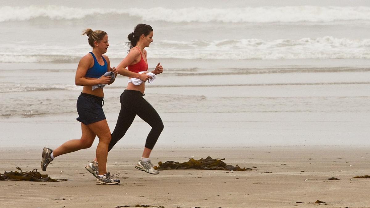 Женщины на пробежке