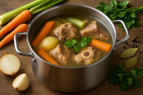 Диетологи считают бульон из костей и овощей одним из самых полезных продуктов для иммунитета