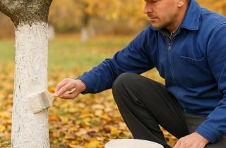 Молодые деревья особенно нуждаются в зимней побелке — Огород.ru