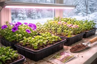 Январь — время посева бегонии и эустомы на рассаду — Огород.ru