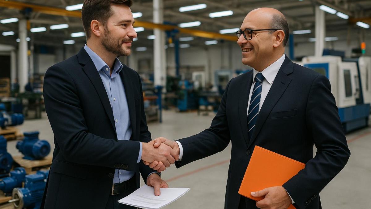 Рукопожатие партнёров