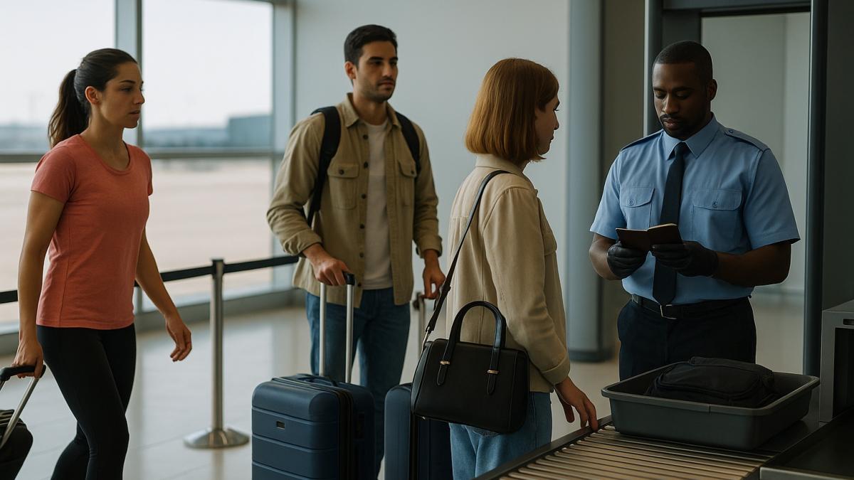 Контроль багажа в аэропорту