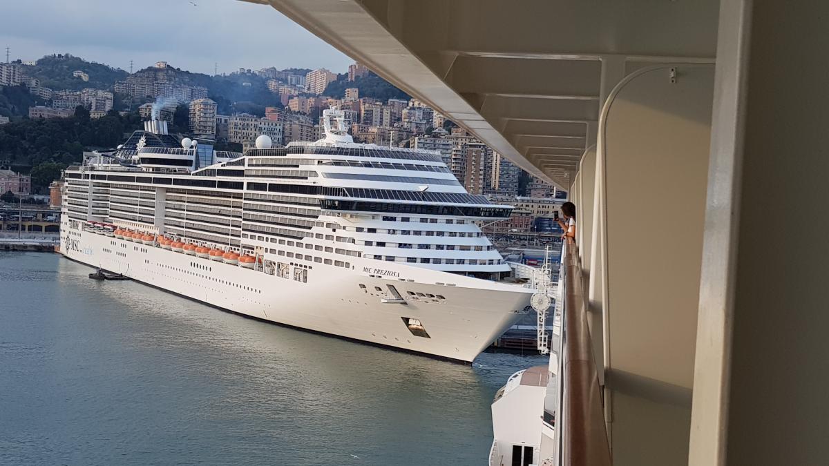 MSC Preziosa в Генуе