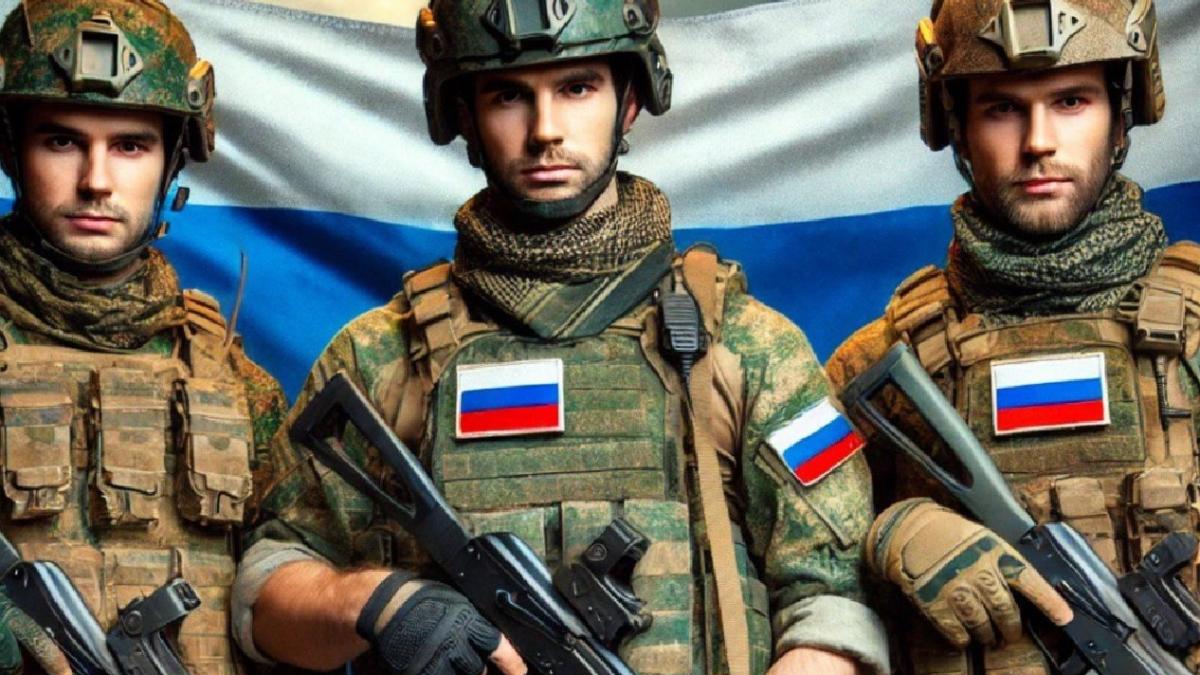 Бойцы армии РФ