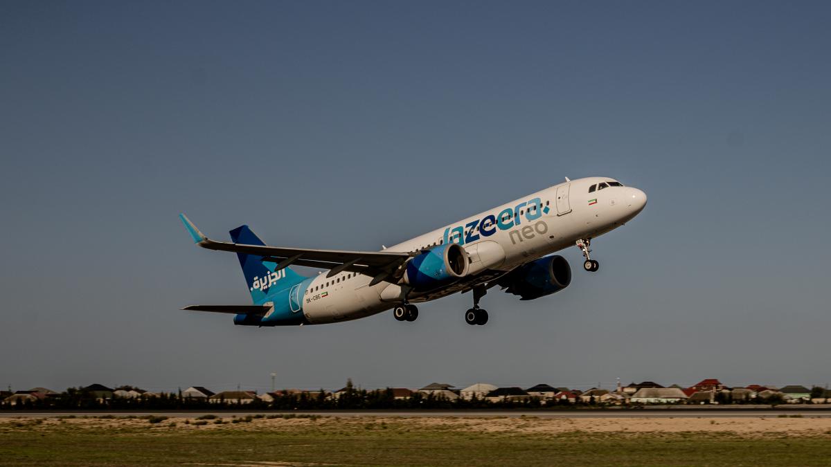 9K-CBE - Airbus A320-251N -Jazeera Airways Fly off 9K-CBE - Airbus A320-251N -Jazeera Airways Fly off