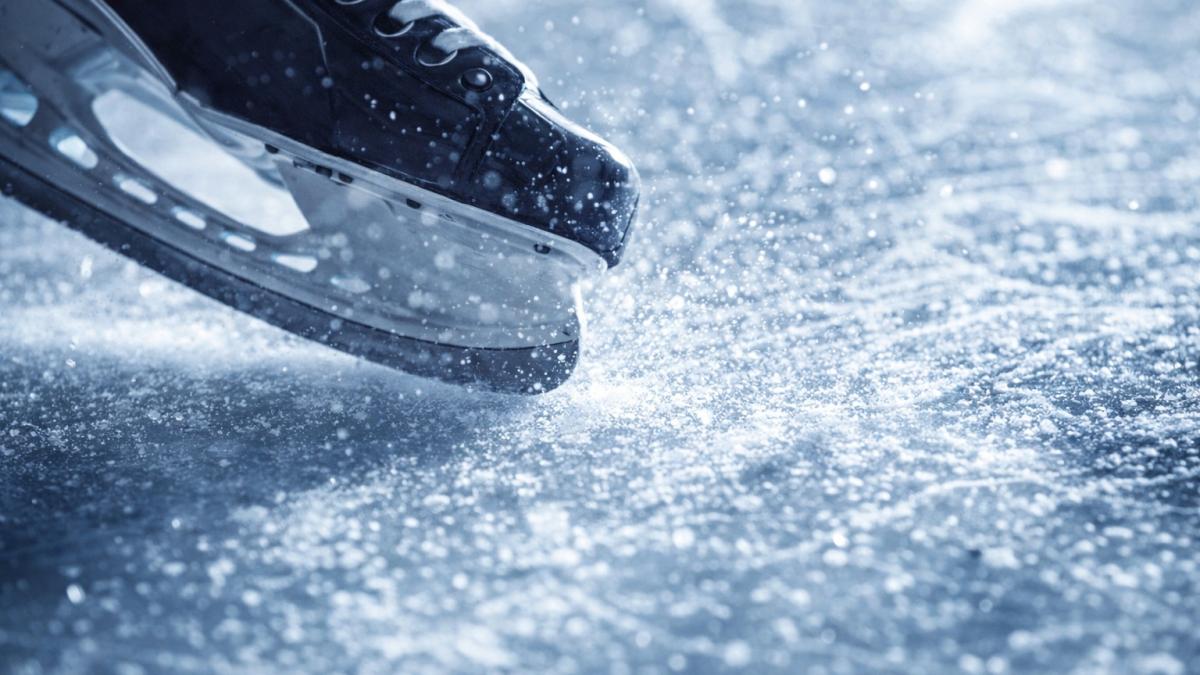 Коньки на льду