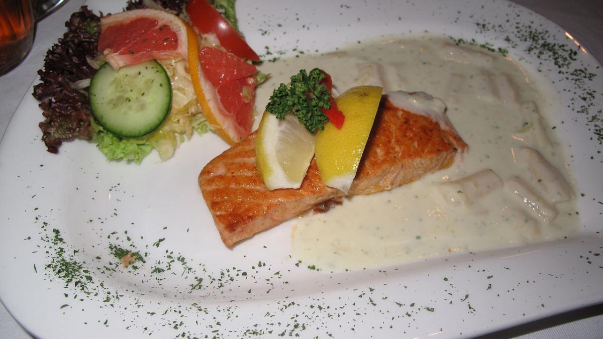 Рыба в сливочном соусе