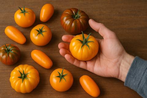 Разные виды помидоров