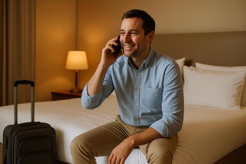 Отель влияет на продуктивность во время удалённой работы