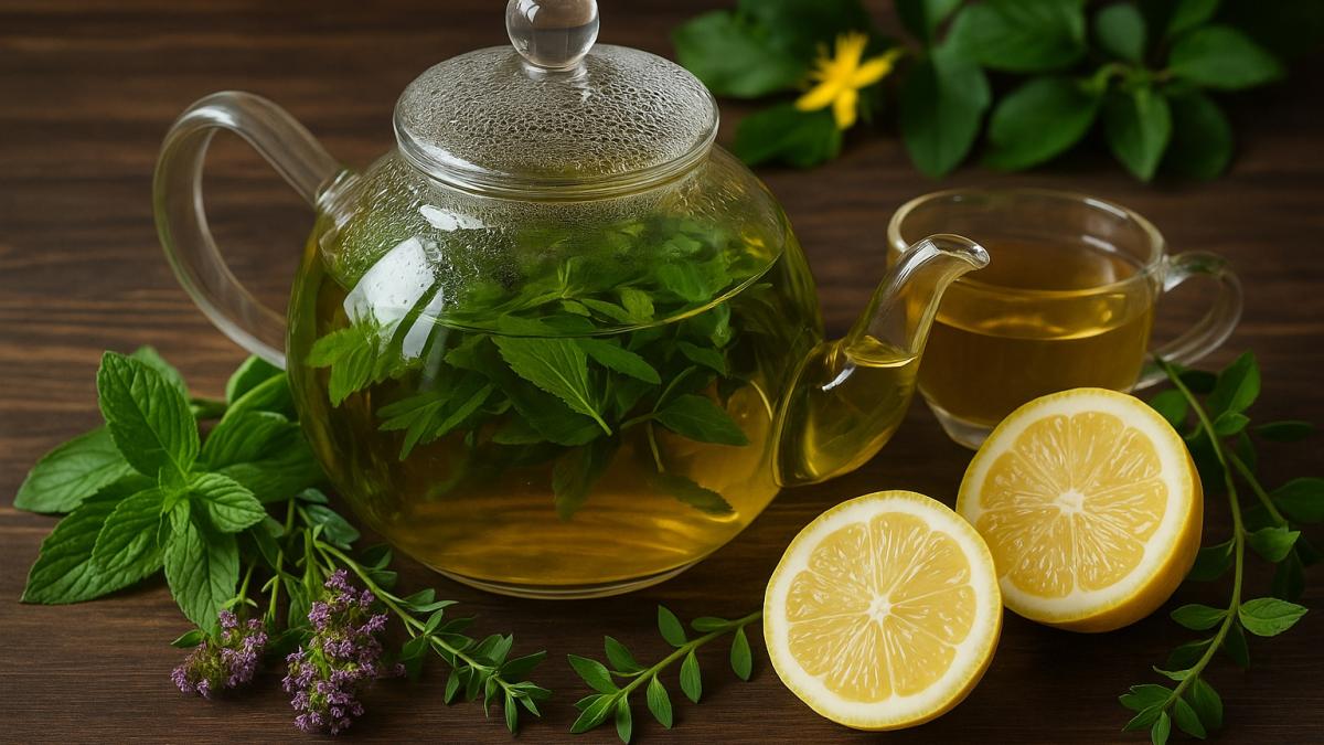 Чайный настой из северных трав