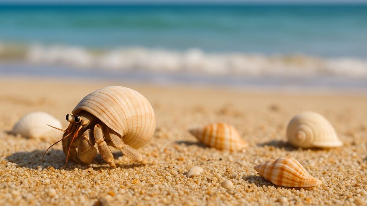 Ракушки на пляже