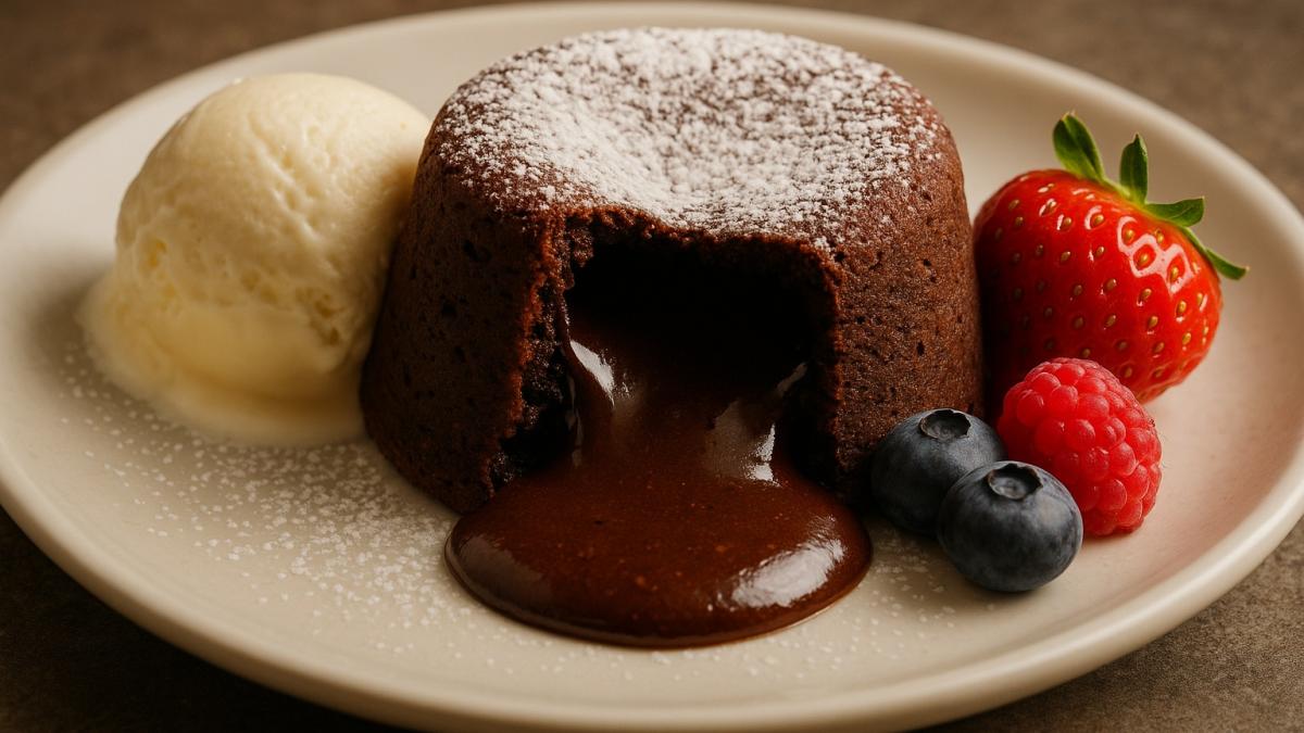 Шоколадный фондан