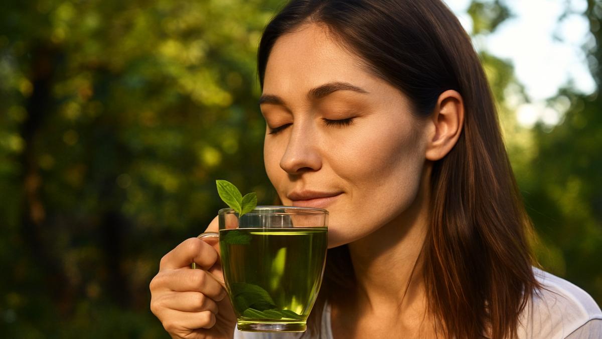 Зелёный чай и красота
