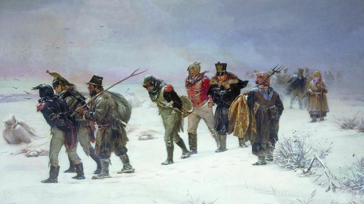 Отступление французов из России в 1812 году Отступление французов из России в 1812 году