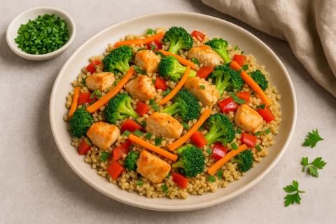 Эксперт по суперфудам: киноа в сочетании с курицей и овощами даёт максимум пользы