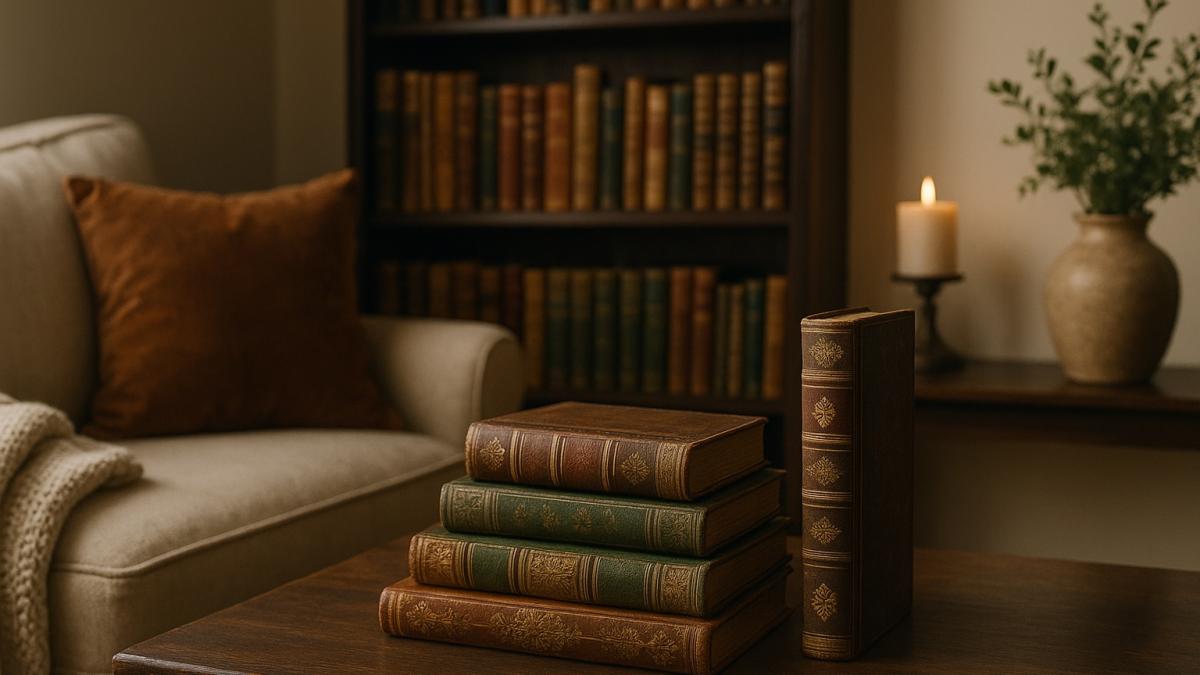 Редкие книги в интерьере