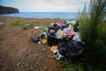 Берега рек Магадана очистили от мусора в рамках акции 