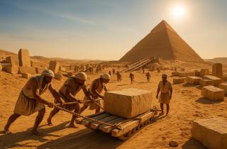 Под другим углом: новая теория объясняет, как египтяне легко поднимали каменные блоки без подъёмных кранов