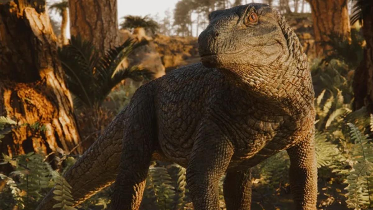 Художественная реконструкция предка крокодила T. bellator