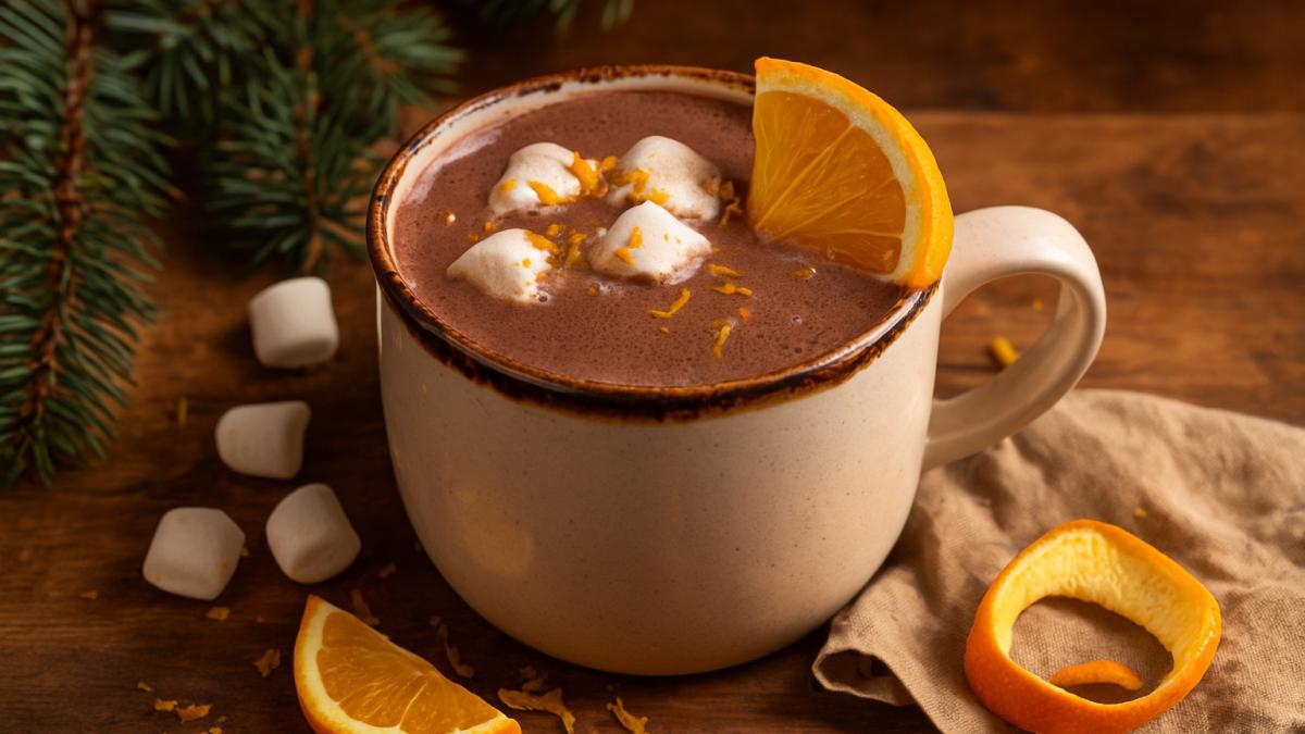 Какао с апельсиновой цедрой Какао с апельсиновой цедрой