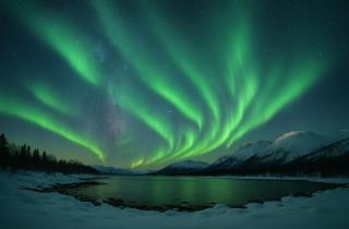 Полярное сияние ожидается в ночь на 1 января в северных регионах — ИКИ РАН