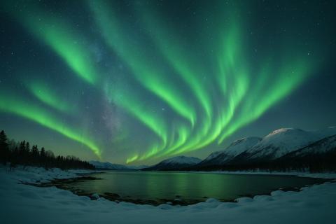 Полярное сияние ожидается в ночь на 1 января в северных регионах — ИКИ РАН