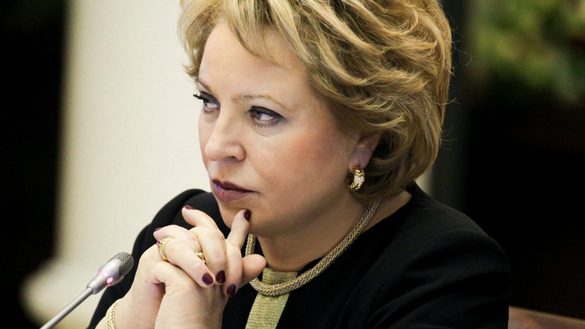 Председатель Совфеда РФ Валентина Матвиенко