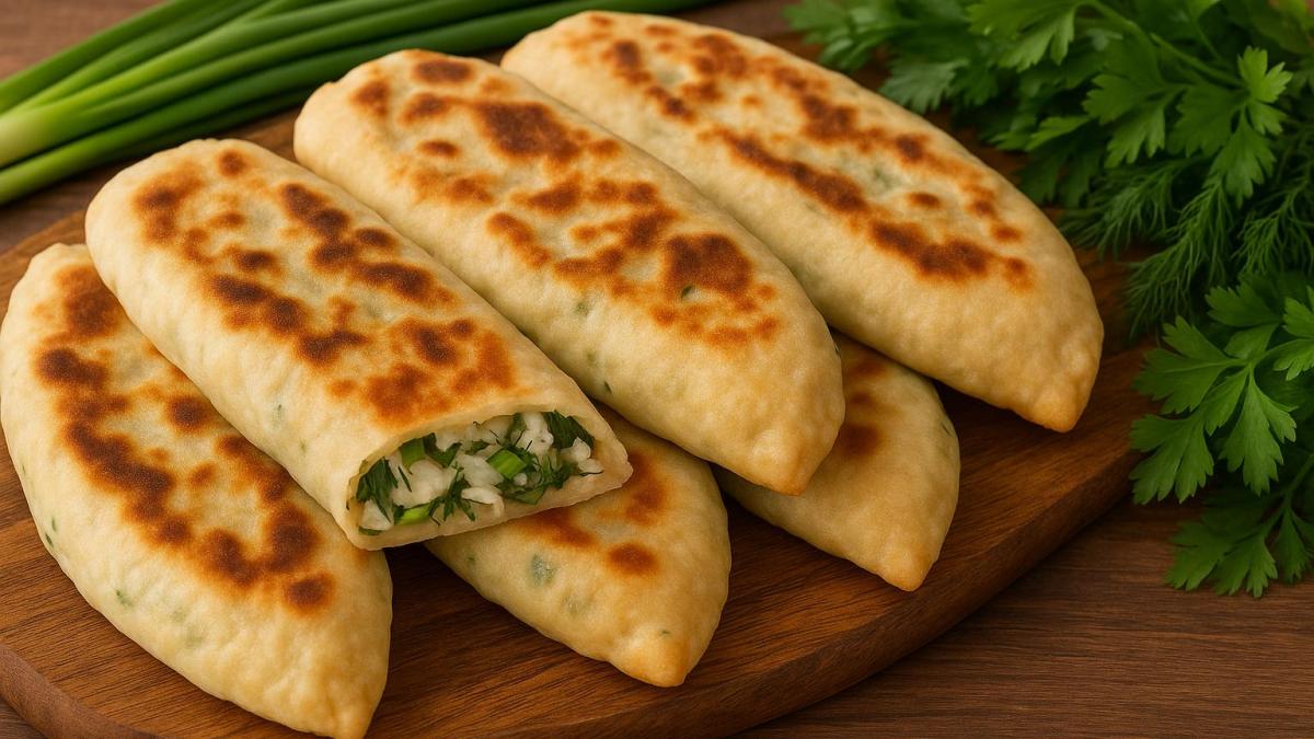 Эвенкийские лепёшки с рыбой и травами