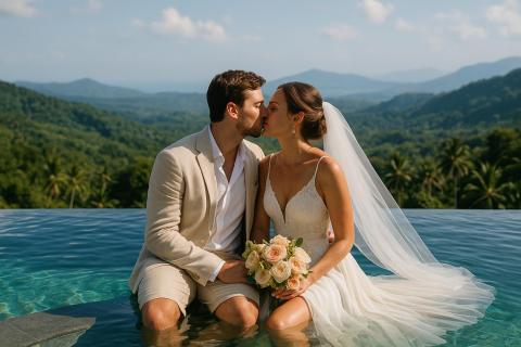 Горы или море вместо ЗАГСа: как выездные свадьбы покорили российских туристов