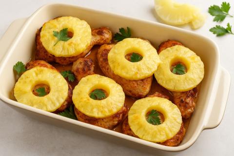 Шеф-повара называют курицу с ананасами примером удачного сочетания сладости фруктов и нежности мяса