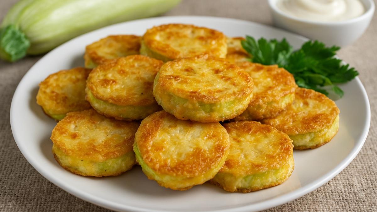 Кабачки в сырном кляре