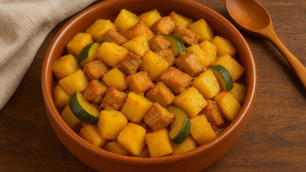 картофель с мясом и кабачками картофель с мясом и кабачками
