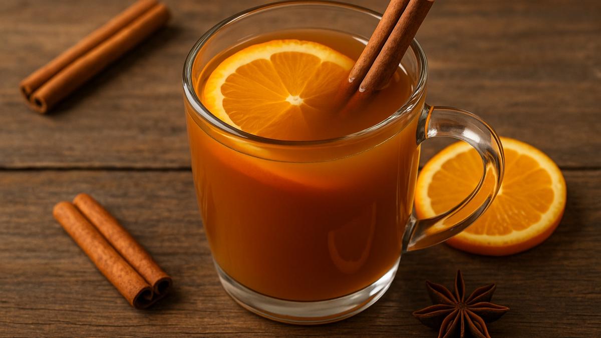 Горячий яблочный сидр с корицей Горячий яблочный сидр с корицей