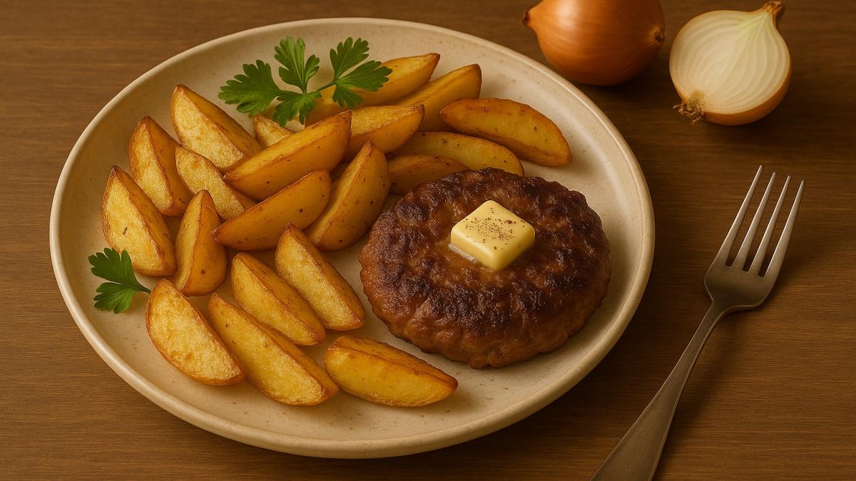 Бифштекс по-деревенски