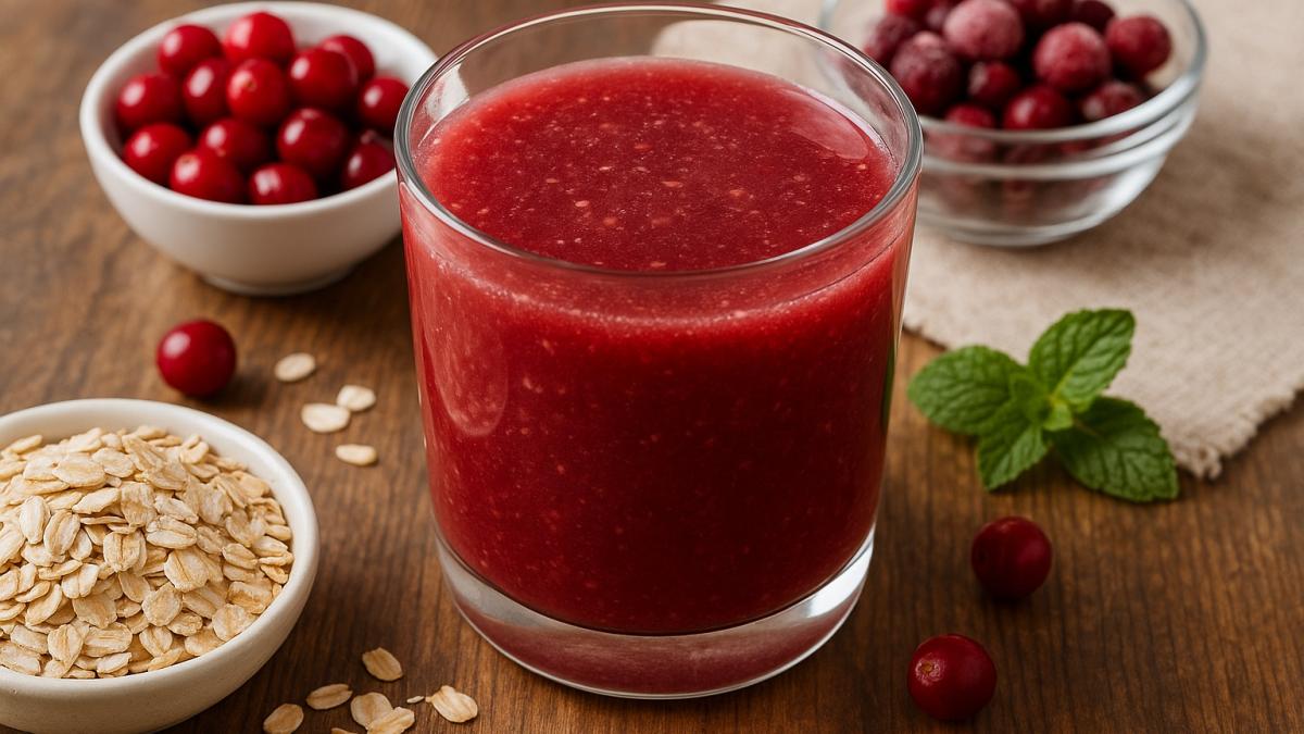 Кисель из овса и клюквы Кисель из овса и клюквы
