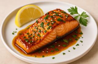 Лосось маринуют в кунжутной пасте 20–30 минут — повара