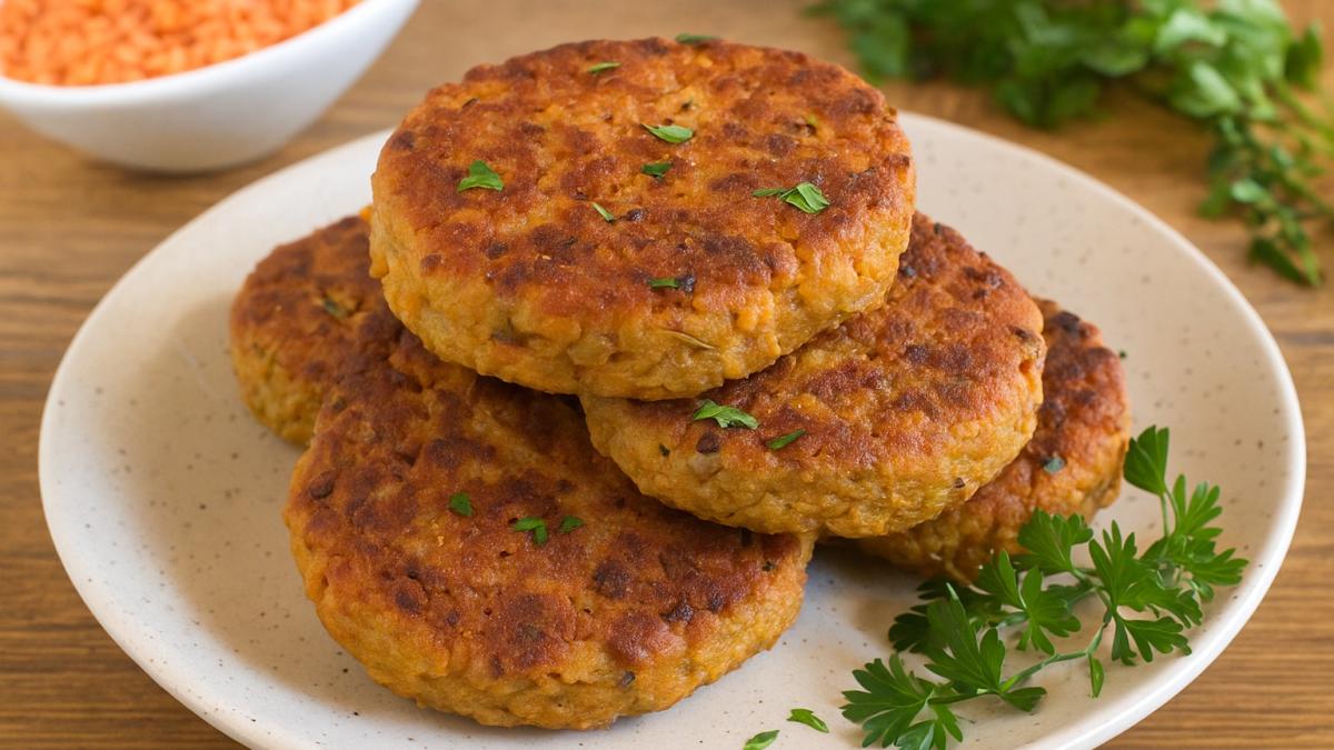 Котлеты из чечевицы с луком и тмином Котлеты из чечевицы с луком и тмином